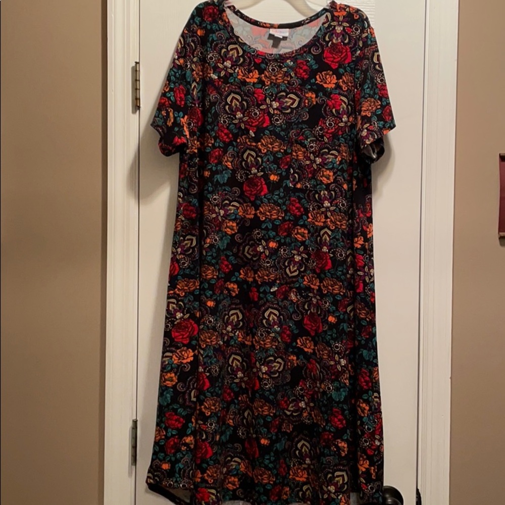 LuLaRoe Short Sleeve Dress Size X-Large